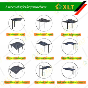 Abri de <span class=keywords><strong>voiture</strong></span> en aluminium de qualité professionnelle Starshine avec des plaques en polycarbonate Abri de <span class=keywords><strong>voiture</strong></span> pour camping-car en métal - Product Image 6
