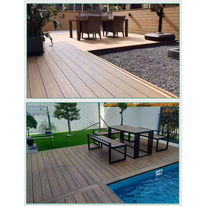 Revêtement de terrasse WPC de haute qualité, résistant à l'usure, panneaux composites en bois co-extrudés pour <span class=keywords><strong>piscine</strong></span>, imperméables, terrasse extérieure WPC - Product Image 5