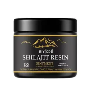 Özel etiket Shilajit reçine saf himalaya organik Fulvic asit Shilajit özü Shilajit sıvı
