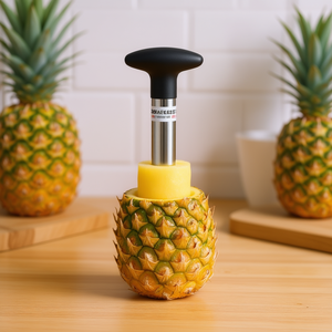 Éplucheur d'ananas Myrva en acier inoxydable, outil manuel pour fruits, facile à nettoyer, lavage à la main uniquement - Product Image 2