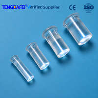 Tube guide-lumière LED 3,9 mm transparent cylindrique, poteau indicateur, OEM ODM, PMMA moulé sur mesure, haute transmission, vente en gros