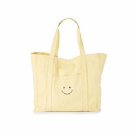 Sac fourre-tout en toile de coton recyclé, personnalisé avec logo de dessin animé, écologique, durable, sans BPA, non toxique, avec bouton, vente en gros