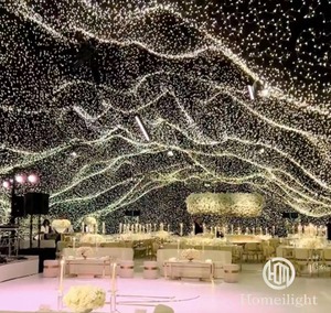 अच्छी कीमत के नेतृत्व वाले स्टार पर्दे सफेद और नीले रंग के ड्रेप स्टेज लाइट - Product Image 3