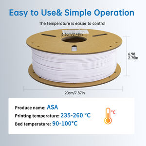 Filamento ASA LONQI de 1.75 mm, 1 kg, Resistente a los Rayos UV y a Altas Temperaturas, Filamento ASA para Impresora 3D FDM - Product Image 5