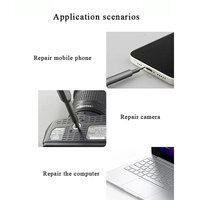 Jeu de tournevis magnétique de précision 25 en 1 Jeu de tournevis manuel multi-spécifications pour réparation d'ordinateur de montre de téléphone portable