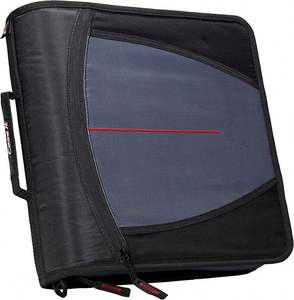 Free Sample BSCI 2 Inch <b>3</b> <b>Ring</b> <b>Binder</b> with Zipper Cute <b>Binder</b> with Handle and Shoulder Strap for Office - Product Image 1