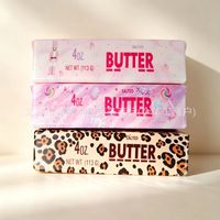 Nouveau produit : Jouet anti-stress en PU imprimé léopard jaune, à rebond lent, en forme de bâton de beurre, super hydratant et doux à presser