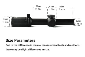 กล้องเล็ง BANGBANG ED 1-8x24 IR SFP, กล้องเล็งแบบ ED Glass Optics ขนาดหลอด 30 มม. สำหรับการสังเกตการณ์กลางแจ้ง - Product Image 4