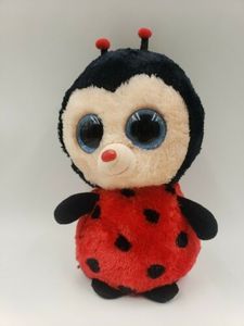 Graziosa Peluche di Ape Nera e Rossa, Giocattolo Morbido Imbottito all'Ingrosso - Product Image 3