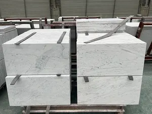 Carrara - Piso de mármore branco 300x600 para decoração de banheiros, piso de parede em mármore polido, mármore fino branco