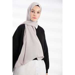 ผ้าคลุมไหล่ถักเนื้อเครปสีเบจทราย - Product Image 3