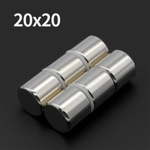 Aimant rond personnalisé D20x20mm pour sac/moteur/capteur/haut-parleur/électronique, n'importe quel grade/couleur/revêtement - Product Image 1