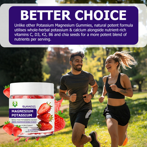 Gomitas de Magnesio y Potasio Personalizadas, Suplemento de Vitaminas para la Energía, Promueve el Equilibrio de Electrolitos, Gomitas de Suplemento Herbal - Product Image 4