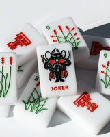 Tuiles de Mahjong de haute qualité de l'Université Texas Tech pour le divertissement