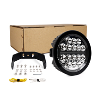 Lampe LED robuste OGA 7,04 pouces, 160W, combo, avec DRL blanc et ambre