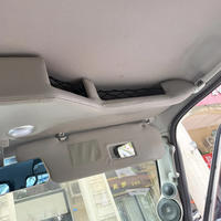 Accessoires de voiture YBJ, console de toit en cuir avec éclairage pour Land Cruiser 70 76 78 2007-2021 LC79, console de toit avec rangement complet
