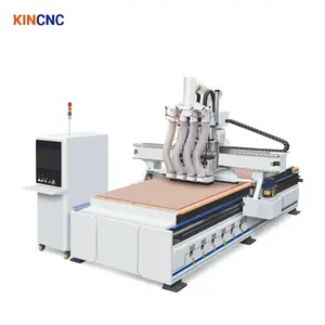 KINCNC 자동 나무 라우터 목공 문 캐비닛 만드는 기계 장인 네 프로세스 Cnc 라우터 서보