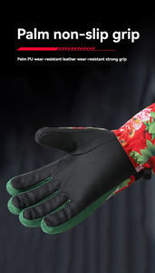 Guantes de invierno impermeables y a prueba de viento para pantalla táctil, guantes calefactables recargables para ciclismo de esquí al aire libre, hechos de poliéster que proporcionan calidez - Product Image 4