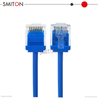 Kabel Patch RJ45 CAT6 CAT6A Tembaga Murni Kabel Jaringan UTP Patch Cord