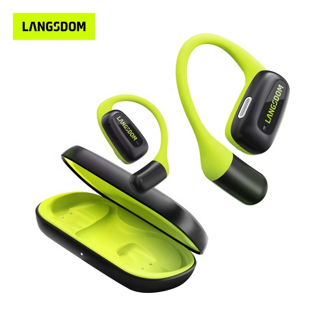Shipment From the USA AirFit Noise Cancelling Open-Ear Headphones Silicone Wireless Earbuds IPX5 Waterproof Bluetooth Headphones