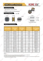 Inducteur de puissance à montage en surface RORE à noyau de ferrite SMT non blindé pour cartes de circuits imprimés LED