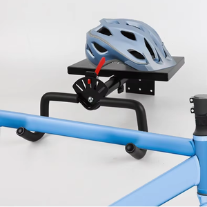 Support <span class=keywords><strong>mural</strong></span> pour <span class=keywords><strong>vélo</strong></span> pour garage, support de rangement <span class=keywords><strong>horizontal</strong></span> robuste et durable pour <span class=keywords><strong>vélo</strong></span> avec crochet réglable et support pour casque - Product Image 1