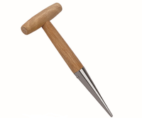 Semoir de jardin portable de haute qualité, en vente chaude, avec manche en bois, simple et facile à utiliser, transplanteur de jardin