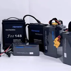 Herewin 30Ah 27Ah 22Ah 16Ah 44.4V 12S แบตเตอรี่ลิเธียมไอออนคุณภาพสูงสำหรับเครื่องพ่นสารเคมี UAV