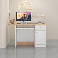 Bureau d'accueil minimaliste en bois sur mesure, comptoir moderne pour boutique de vêtements, salon, bureau, boutique