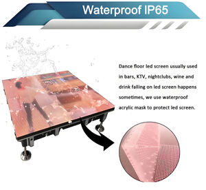 Schermo di visualizzazione a LED a colori interattivo P3.91 p4.81, utilizzato per la piattaforma di giochi di danza con display a LED a mattonelle - Product Image 5