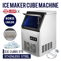 Machine à glaçons électrique Offre Spéciale 60kg, machine à glaçons instantanée