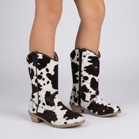 Bottes de cowboy en cuir, bottes western, chaussures pour enfants, bottes de cowgirl, chaussures d'hiver, chaussures plates pour enfants, bottes western personnalisées, chaussures décontractées