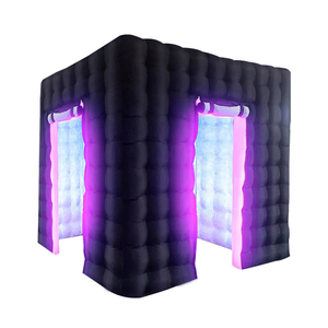 빠른 납품 led 360 사진 부스 울안 팽창식 배경막 팽창식 사진 부스 - Product Image 1