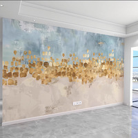 Papier peint mural moderne minimaliste géométrique 3D en relief, texture velours satiné, nature morte, luxe léger, abstrait, pour chambre et salon