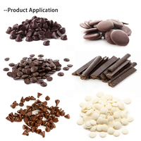 GUSU Nouvelle machine de dépose de pépites de chocolat entièrement automatique multifonctionnelle avec contrôle PLC 220V