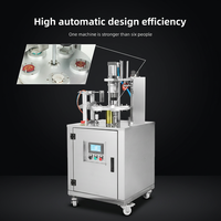 Machine de scellage rotative multi-stations pour petites boîtes de thé, à fonctionnement continu, pour le scellage de feuilles d'aluminium, idéale pour les entreprises de thé