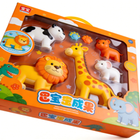 Boîte d'expédition postale mensuelle en carton ondulé pour jouets d'enfants, impression couleur personnalisée