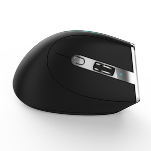 Souris verticale sans fil Zelotes, rechargeable, optique, 8 boutons, rétroéclairage LED, USB Type C, ergonomique pour droitier, souris de bureau F-36 - Product Image 4