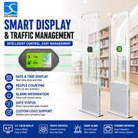 Puerta de Seguridad RFID de 13.56MHz para Bibliotecas, Sistema Antirrobo de Libros ISO15693, Puerta de Detección de Entrada para Bibliotecas XLD-D5903