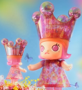 POPMART Molly Mega <span class=keywords><strong>Royal</strong></span> Series Mikka Ninagawa Art PVC Action Figure Fashion Blind Box - Product Image 1