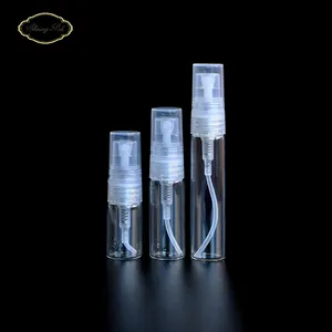 Wholesale Clear Empty Refillable Essential Oil Mini Glass Vials 10Ml Sample Perfume Small Bottles