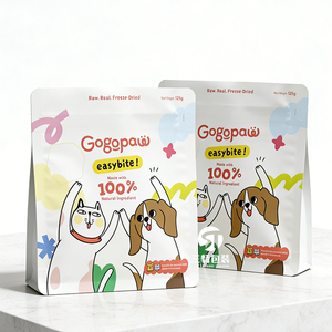 Custom Printed <b>Pet</b> Food Bags 1kg–10kg | Flat Bottom Aluminum Foil Packaging with Easy Tear Zipper - Product Image 6