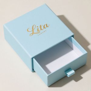 Custom Brand Cardboard Cosmetic Tool Packaging Drawer <b>Box</b> Custom Your logo Custom Gift <b>Box</b> - Product Image 6