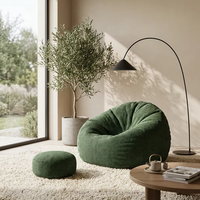 Canapé paresseux Lazy Bean Bag pour chambre à coucher, tatami, balcon et rebord de fenêtre – Mobilier confortable pour petits espaces