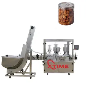 Stable star wheel rotary screw capping machine full automatic plastic/glass bottle jar screw capper capping machine