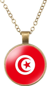 Lots de produits tunisiens en gros : Bandana, Collier, Bracelet, Boucles d'oreilles, Porte-clés, Drapeaux nationaux tunisiens - Product Image 4