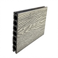Panneau mural extérieur en WPC, revêtement composite bois-plastique, imperméable, résistant à l'humidité, écologique, design contemporain
