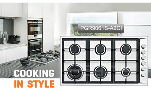 <b>Kitchen</b> Appliances Stainless Steel Top Gas 90cm 6 Burner Cooktops - Product Image 5