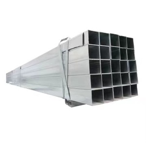 Tubo cuadrado galvanizado en caliente Q235B, barra de acero rectangular para uso en muebles y construcción - Product Image 1