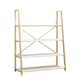Modern Gold <strong>Wall</strong> <strong>Mounted</strong> Bag and Handbag Display Stand for <strong>Shoe</strong> Store <strong>Shoes</strong> Display <strong>Rack</strong> with Shelf Modern Style - Product Image 3
